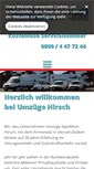 Mobile Screenshot of hirsch-umzuege.com
